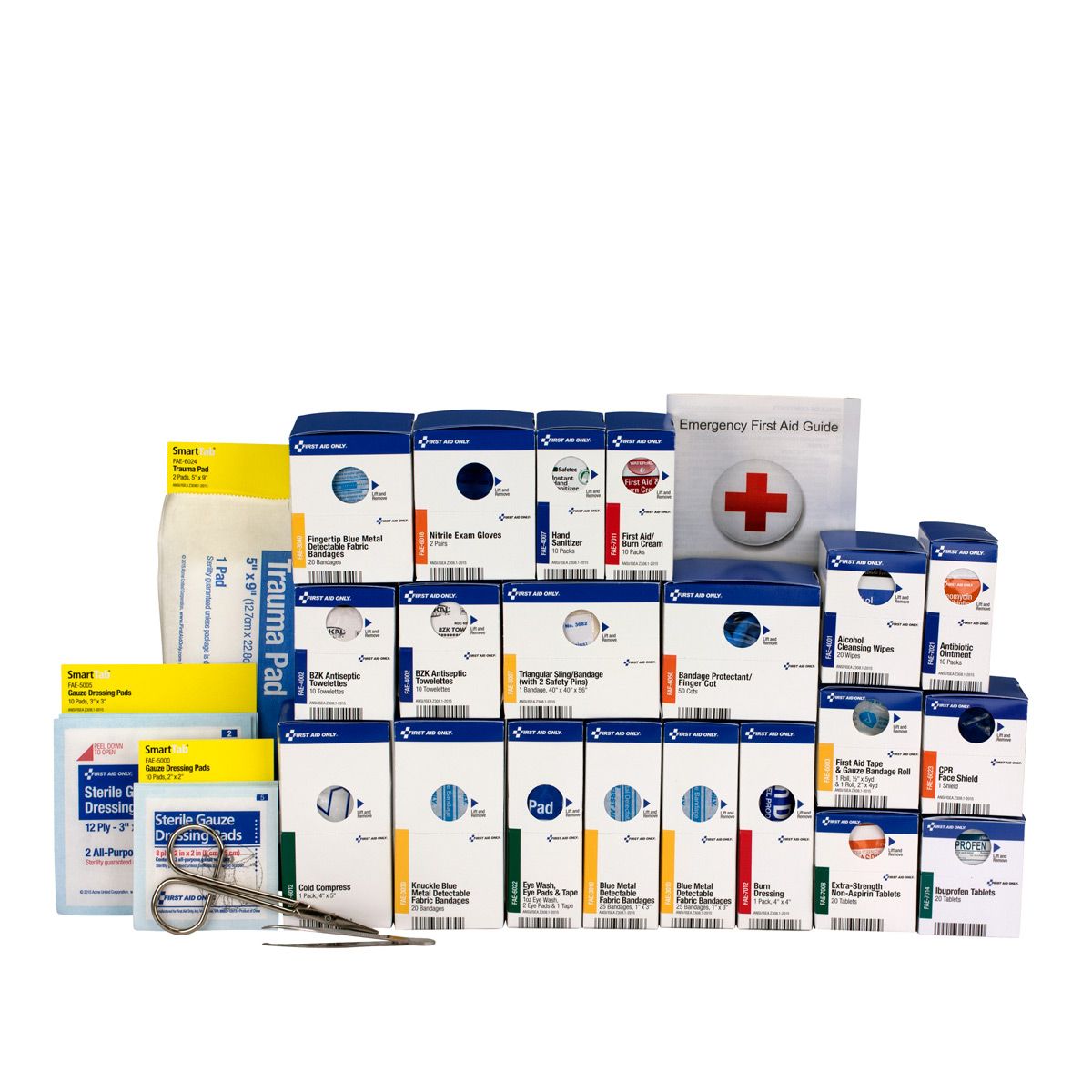 First Aid Only Large SmartCompliance Food Service First Aid Refill Pack 90693 First Aid Only Large SmartCompliance Food Service First Aid Refill Pack 90693